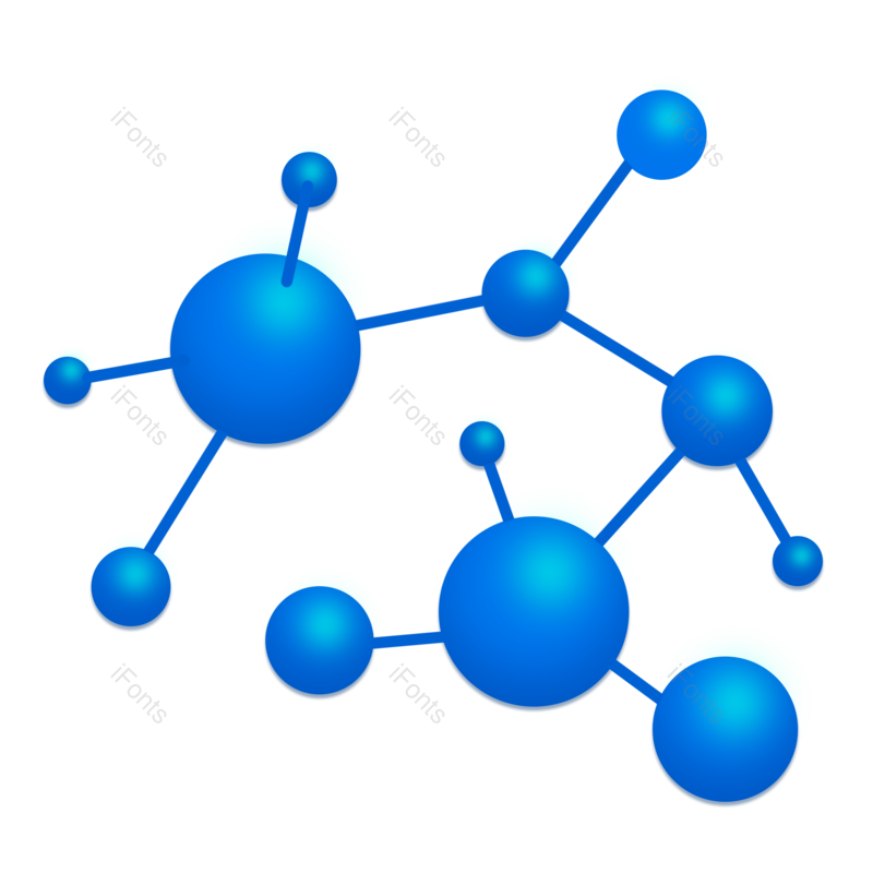 元素图片,分子结构元素,PNG,免抠素材